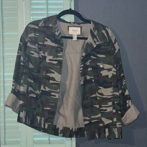 Camouflage Jean jacket
